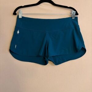 Smartwool Women's Teal Blue Running Outdoors Hiking Shorts Lined Active size S
